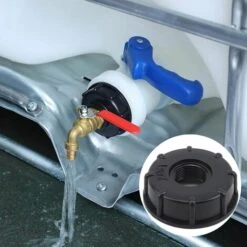 GRID COOL 3 Pièces De Barils Chimiques De 1000 Litres, Barils D'urée, Joints De Baril De Tonne IBC, Accessoires De Baril De Tonne, Joints En Plastique, Fil Intérieur à 6 Points (3/4 Pouce) -Recuperation de pluie Magasin 58348889 4