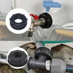 GRID COOL 3 Pièces De Barils Chimiques De 1000 Litres, Barils D'urée, Joints De Baril De Tonne IBC, Accessoires De Baril De Tonne, Joints En Plastique, Fil Intérieur à 6 Points (3/4 Pouce) -Recuperation de pluie Magasin 58348889 5