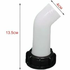 AOUGO Adaptateur De Réservoir D'eau 2 Pièces, Vanne De Réservoir D'eau, Adaptateur De Réservoir De Vidange IBC Pour Réservoirs D'eau IBC, Vannes De Tonnage, Irrigation Agricole, Pipelines, Plastique, 60 Mm (blanc) -Recuperation de pluie Magasin 58573627 5