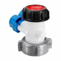 AOUGO Vanne Papillon De Rechange Pour Cuve IBC Jusqu'à 1000 L Ou Citerne, Avec Adaptateur Pour Bride DN40 (62 Mm, Aluminium) -Recuperation de pluie Magasin 58573632 4