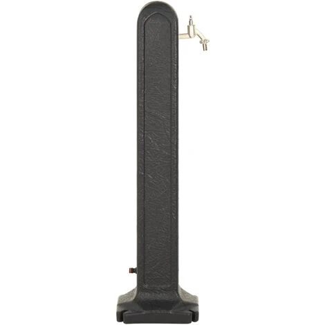 INLIFE Réservoir De Jardin Avec Robinet Anthracite Aspect De Pierre - Anthracite 6 INLIFE Réservoir De Jardin Avec Robinet Anthracite Aspect De Pierre - Anthracite – Image 4