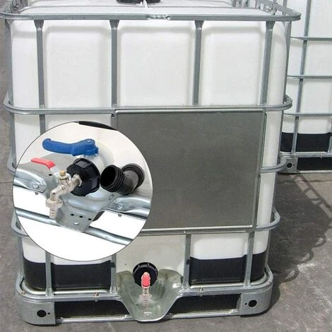 DECKON Adaptateur IBC 1000 L Adaptateur De Réservoir Adaptateur De Réservoir S60X6 Pour Robinet De Jardin En Laiton 1,27 Cm Raccord De Tuyau D'huile Carburant 7 DECKON Adaptateur IBC 1000 L Adaptateur De Réservoir Adaptateur De Réservoir S60X6 Pour Robinet De Jardin En Laiton 1,27 Cm Raccord De Tuyau D'huile Carburant – Image 5