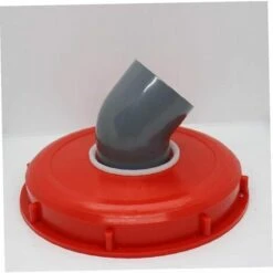 FLYME Couvercle En Plastique De Canon 224mm 45 Degré Eau De Pluie Couvercle De Couvercle De Chapeau De Couvercle De Couvercle De Couvercle De Couvercle De Chapeaux Rouge, Tuyau De Jardin -Recuperation de pluie Magasin 59891578 4