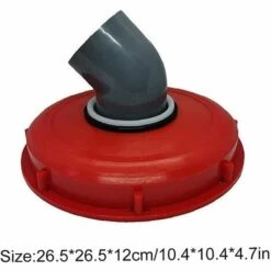 FLYME Couvercle En Plastique De Canon 224mm 45 Degré Eau De Pluie Couvercle De Couvercle De Chapeau De Couvercle De Couvercle De Couvercle De Couvercle De Chapeaux Rouge, Tuyau De Jardin -Recuperation de pluie Magasin 59891578 5