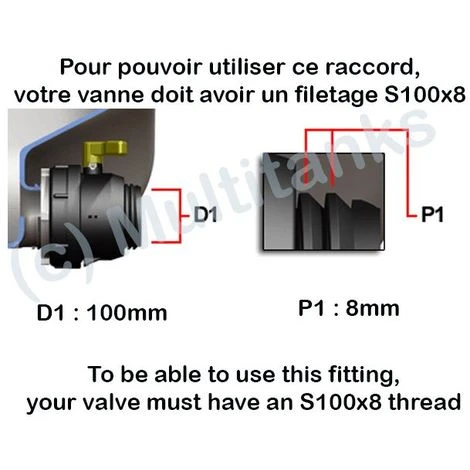 MULTITANKS Bouchon Plein 3 Pouces S100X8 5 MULTITANKS Bouchon Plein 3 Pouces S100X8 – Image 3