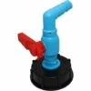 AOUGO Raccord Avec Vanne S60x6 Réservoir Adpater De Vidange Robinet Rotatif 4,92 X 2,95 X 2,83 Pouces Pour IBC Réservoir -Recuperation de pluie Magasin 60281885 1
