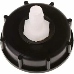 AOUGO 2,36"Gros Filetage à 0,47" Tuyau Robinet Vanne IBC Tote Tank Drain Adapter