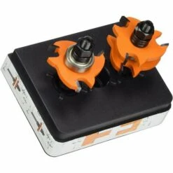 CMT : Jeu De Fraises Disques Tenons Rainures - Queue 12 Mm