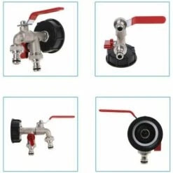 TOPHOMER S60X6 Adaptateur Robinet De Réservoir IBC Pièces Raccord Vanne Rempla Peut être Utilisé Comme Contacteur Rapide, Adapté à La Vanne IBC -Recuperation de pluie Magasin 60935382 4