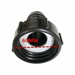 TOPHOMER Raccord Pvc S60x6 Taraudé 3/4'',Adaptateur De Tuyau De Réservoir 1000 L Plastique IBC Adaptateur De Tuyau D'arrosage Outils De Filetage 60 Mm Pour L'eau Réservoir Jardin Tuyau De Raccordement 19mm -Recuperation de pluie Magasin 60936085 4