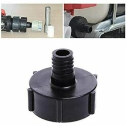 TOPHOMER Raccord Pvc S60x6 Taraudé 3/4'',Adaptateur De Tuyau De Réservoir 1000 L Plastique IBC Adaptateur De Tuyau D'arrosage Outils De Filetage 60 Mm Pour L'eau Réservoir Jardin Tuyau De Raccordement 19mm -Recuperation de pluie Magasin 60936085 5