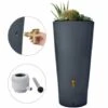 4rain Réservoir D'eau De Pluie VASO 2en1 220 L Gris Graphite Avec Filtre De Descente Et Robinet De Sortie - 295647 -Recuperation de pluie Magasin 61356751 1