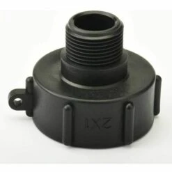 SINCèREETALI Adaptateur De Réservoir IBC Connecteur De Robinet De Tuyau En Plastique S60X6 Grossier à 1 "bouchon Fileté Adaptateur De Robinet D'extrémité D'eau Pour Tonne De Valve IBC -Recuperation de pluie Magasin 63819766 2