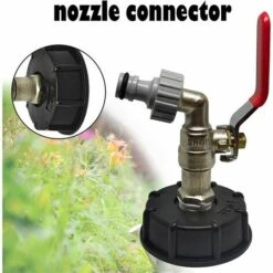 SINCèREETALI Robinet De Réservoir 1000L S60X6 Connecteur De Robinet IBC Avec Raccord De Tuyau 1/2", Adaptateur De Réservoir De Vidange, Pour Robinet De Jardin, Pour Adaptateur De Réservoir (1 Pièce) 8 SINCèREETALI Robinet De Réservoir 1000L S60X6 Connecteur De Robinet IBC Avec Raccord De Tuyau 1/2", Adaptateur De Réservoir De Vidange, Pour Robinet De Jardin, Pour Adaptateur De Réservoir (1 Pièce) -Recuperation de pluie Magasin 63821434 2