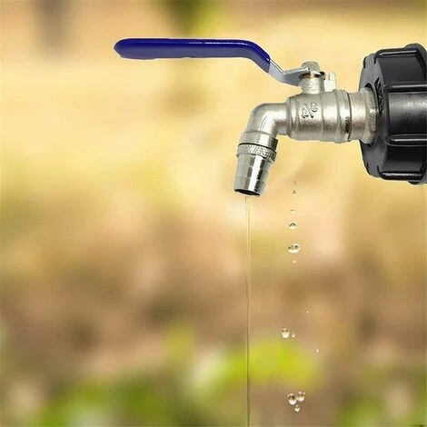 SINCèREETALI Robinet De Réservoir 1000L, Robinet Pour Collecteur D'eau De Pluie IBC, Adaptateur De Réservoir, Adaptateur De Réservoir De Vidange, Robinet En Laiton En PP Filetage Grossier 60 Mm (bleu 3/4") 6 SINCèREETALI Robinet De Réservoir 1000L, Robinet Pour Collecteur D'eau De Pluie IBC, Adaptateur De Réservoir, Adaptateur De Réservoir De Vidange, Robinet En Laiton En PP Filetage Grossier 60 Mm (bleu 3/4") – Image 4