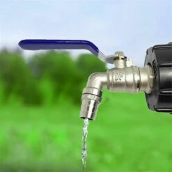 SINCèREETALI Robinet De Réservoir 1000L, Robinet Pour Collecteur D'eau De Pluie IBC, Adaptateur De Réservoir, Adaptateur De Réservoir De Vidange, Robinet En Laiton En PP Filetage Grossier 60 Mm (bleu 3/4") 11 SINCèREETALI Robinet De Réservoir 1000L, Robinet Pour Collecteur D'eau De Pluie IBC, Adaptateur De Réservoir, Adaptateur De Réservoir De Vidange, Robinet En Laiton En PP Filetage Grossier 60 Mm (bleu 3/4") -Recuperation de pluie Magasin 63821506 5
