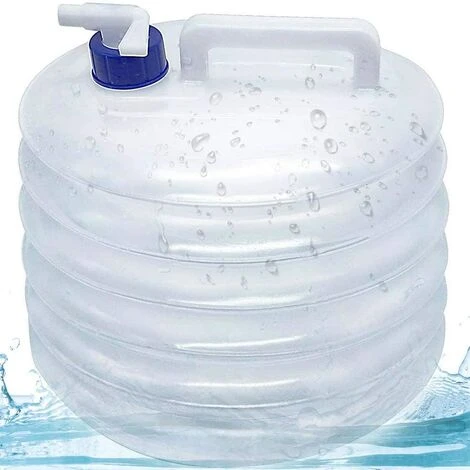 HKLFFJA Bidon Pliable Avec Réservoir D'eau Pliable Pour Le Camping, L'escalade, La Survie, 15 L 3 HKLFFJA Bidon Pliable Avec Réservoir D'eau Pliable Pour Le Camping, L'escalade, La Survie, 15 L