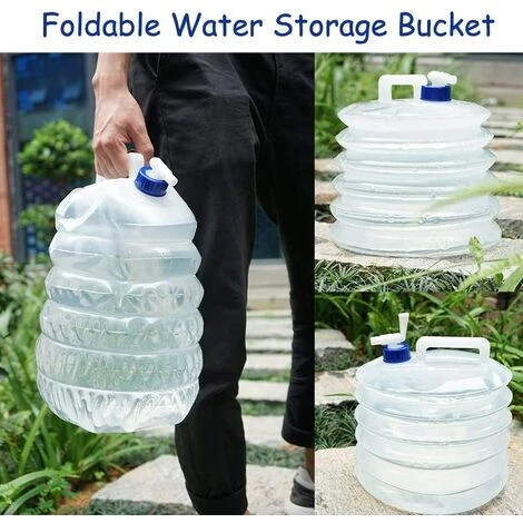 HKLFFJA Bidon Pliable Avec Réservoir D'eau Pliable Pour Le Camping, L'escalade, La Survie, 15 L 6 HKLFFJA Bidon Pliable Avec Réservoir D'eau Pliable Pour Le Camping, L'escalade, La Survie, 15 L – Image 4