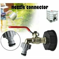 GroupM Laiton S60 * 6 Variable 1/2 Robinet En Plastique Sucette Tonne Seau Accessoires Robinet 1/2 Pouce Valve -Recuperation de pluie Magasin 63894590 3