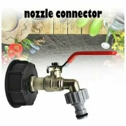 GroupM Laiton S60 * 6 Variable 1/2 Robinet En Plastique Sucette Tonne Seau Accessoires Robinet 1/2 Pouce Valve -Recuperation de pluie Magasin 63894590 4