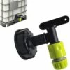 AOUGO Robinet Cuve 1000l Plastique Avce Raccord Tuyau D'arrosage, Adaptateur De Robinet De Réservoir IBC, Connecteur à Filetage 3/4 Pouces Pour Recuperateur Eau De Pluie, Réservoir De Carburant (A) 2 AOUGO Robinet Cuve 1000l Plastique Avce Raccord Tuyau D'arrosage, Adaptateur De Robinet De Réservoir IBC, Connecteur à Filetage 3/4 Pouces Pour Recuperateur Eau De Pluie, Réservoir De Carburant (A) -Recuperation de pluie Magasin 63966835 1