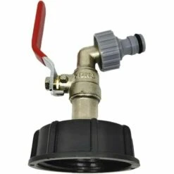 DECKON IBC Adaptateur De Cuve 1/2" Robinet Sortie Raccord Vanne Robinet Raccords De Tuyau D'arrosag -Recuperation de pluie Magasin 64077991 4