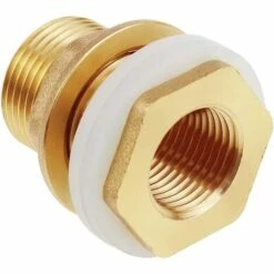 ARC-EN-CIéL 2 Pièces Dn20 3/4 Laiton Réservoir D'eau Tuyau D'eau Raccord Adaptateur Robinet Douille De Seau à Pluie Douille De Réservoir En Laiton Pour Robinet Seau De Pluie Réservoir D'eau, Arcenciél -Recuperation de pluie Magasin 64126006 4