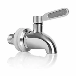 WAVE Remplacement De Robinet De Distributeur De Boissons,Robinet De Tonneau Du Vin Et De La Bière Ou De Boisson En Acier Inoxydable, Inusable,16mm Robinet De Rechange Pour Distributeur -Recuperation de pluie Magasin 64221176 5