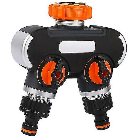BAICCCF Robinet De Cuve De Récupération D'eau Distributeur D'arrosage à 2 Voies, Répartiteur De Tuyau D'arrosage, Connecteur De Tuyau D'arrosage, Débit D'eau Réglable, Idéal Pour Robinet Extérieur 3 BAICCCF Robinet De Cuve De Récupération D'eau Distributeur D'arrosage à 2 Voies, Répartiteur De Tuyau D'arrosage, Connecteur De Tuyau D'arrosage, Débit D'eau Réglable, Idéal Pour Robinet Extérieur