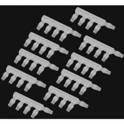 BAICCCF Robinet De Cuve De Récupération D'eau 10 Pièces Connecteurs De Tuyau D'air Transparents Pompe à Air D'aquarium Connecteur De Tuyau à Cinq Voies Pour Accessoire D'aquarium, 4.8mm -Recuperation de pluie Magasin 64771443 3