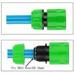 BAICCCF Robinet De Cuve De Récupération D'eau Connecteur De Tuyau D'arrosage Connecteur D'arrosage Accessoires De Tuyau (6 Connecteurs De Tuyau Rapides, 3 Connecteurs Mâles Doubles), Kit De Connexion Rapide Et Facile. -Recuperation de pluie Magasin 64771448 3