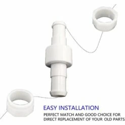 BAICCCF Robinet De Cuve De Récupération D'eau Kit De Remplacement De Tuyau Pivotant Pour Nettoyeur De Piscine, Pièce De Rechange De Rechange D20 D15 Pour Zodiac Polaris 180, 280, 380, 480 Pool Cleaner Poo -Recuperation de pluie Magasin 64771451 3