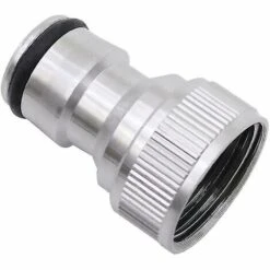 BAICCCF Robinet De Cuve De Récupération D'eau Lot De 2 Connecteurs De Robinet Universels En Cuivre Argenté De 1/2 Pouce Pour Tuyau D'arrosage Et Raccords De Raccordement De Robinet Adaptateurs De Robinet Pour La Cuisine -Recuperation de pluie Magasin 64771462 3