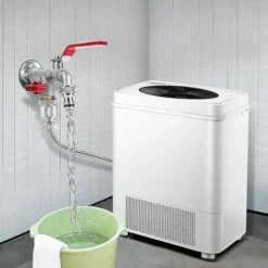 BAICCCF Robinet De Cuve De Récupération D'eau Lot De 2 Connecteurs De Robinet Universels En Cuivre Argenté De 1/2 Pouce Pour Tuyau D'arrosage Et Raccords De Raccordement De Robinet Adaptateurs De Robinet Pour La Cuisine -Recuperation de pluie Magasin 64771462 4