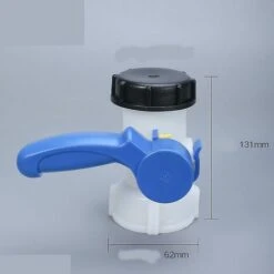 BAICCCF Robinet De Cuve De Récupération D'eau 1000l Résistant Aux Acides Et Aux Alcalis Boîte Carrée Soupape De Décharge Nouvelle Vanne En Plastique Ibc Ton Baril Commutateur Accessoires Dn40 Vanne Papillon Accessoires -Recuperation de pluie Magasin 64771469 4