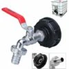 MONLY Adaptateur De Réservoir Pour Connecteur Fileté IBC 1/2", Robinet De Collecteur De Pluie De Robinet De Réservoir 1000L, Robinet De Sortie De Robinet -Recuperation de pluie Magasin 64852230 1