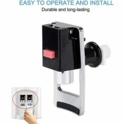 LLOVE Eau Robinet Plastique Refroidisseur Robinet Eau Distributeur Nettoyer Robinet Convient Adaptateur Chaud Froid Eau Robinet Remplacement Rouge 2Pcs -Recuperation de pluie Magasin 64870376 3