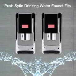 LLOVE Eau Robinet Plastique Refroidisseur Robinet Eau Distributeur Nettoyer Robinet Convient Adaptateur Chaud Froid Eau Robinet Remplacement Rouge 2Pcs -Recuperation de pluie Magasin 64870376 4