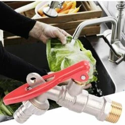 LLOVE Outil De Jardin En Plein Air De Robinet Verrouillable De Robinet Deau De Fil En Laiton -Recuperation de pluie Magasin 64870402 3