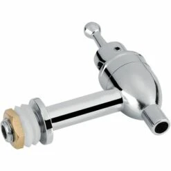 LLOVE Robinet De Bière En Cuivre Distributeur De Boissons Pour Camping Pique-Nique En Acier Inoxydable Remplacement Pour Bar à Vin De De Boisson Spigot (Chrome 12mm) -Recuperation de pluie Magasin 64870475 3