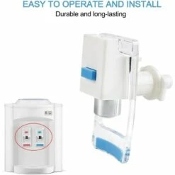 LLOVE Refroidisseur Eau Robinet Plastique Distributeur Eau Nettoyer Robinet Convient Adaptateur Universel Chaud Froid Eau Robinet Remplacement Bleu 2 Pcs -Recuperation de pluie Magasin 64871486 5