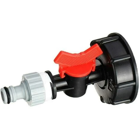 OSQI IBC Adaptateur Pour Réservoir D'eau De Jardin IBC S60X6 Avec Robinet Et Raccord 5 OSQI IBC Adaptateur Pour Réservoir D'eau De Jardin IBC S60X6 Avec Robinet Et Raccord – Image 3