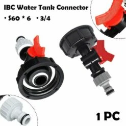 OSQI IBC Adaptateur Pour Réservoir D'eau De Jardin IBC S60X6 Avec Robinet Et Raccord 11 OSQI IBC Adaptateur Pour Réservoir D'eau De Jardin IBC S60X6 Avec Robinet Et Raccord -Recuperation de pluie Magasin 65500285 5