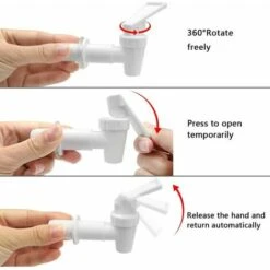KAEJYIUT Plastique Robinet,Robinet De Tonneau, Distributeur De Boissons,pour Homebrew Barrel Fermenter Vin Bière Distributeur De Jus De Boisson Spigot(6 Pieces) -Recuperation de pluie Magasin 65853322 4