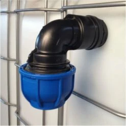 MULTICUVES Trop-plein Cuve Eau 1000L - Coudé Pression Diamètre 32 Mm