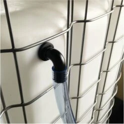 MULTICUVES Pack Trop-plein Cuve Eau Embout Coudé Ø 15 Mm + 2M Tuyau