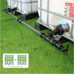 MULTICUVES Kit Raccordement 2 Cuves Eau 1000 L - S60X6 / S100X8