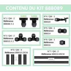MULTICUVES Kit Raccordement 2 Cuves Eau 1000 L - S100X8 / S100X8 7 MULTICUVES Kit Raccordement 2 Cuves Eau 1000 L - S100X8 / S100X8 -Recuperation de pluie Magasin 6591791 3