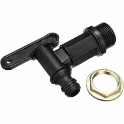 Cisea Robinet De Réservoir En Plastique 1000l, Adaptateur De Boîte De Stockage D'eau Ibc, Adaptateur De Robinet De Tuyau D'arrosage, Pour Collecteur D'eau De Pluie, Réservoir De Carburant (cuivre) -Recuperation de pluie Magasin 66080100 4