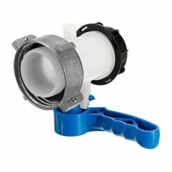 JOORRT Vanne Papillon De Rechange Pour Cuve IBC Jusqu'à 1000 L Ou Citerne, Avec Adaptateur Pour Bride DN50 (75 Mm, Aluminium) -Recuperation de pluie Magasin 66165013 3